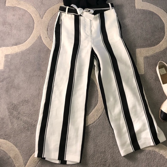 Maje striped culotte polson pants - Picture 4 of 4